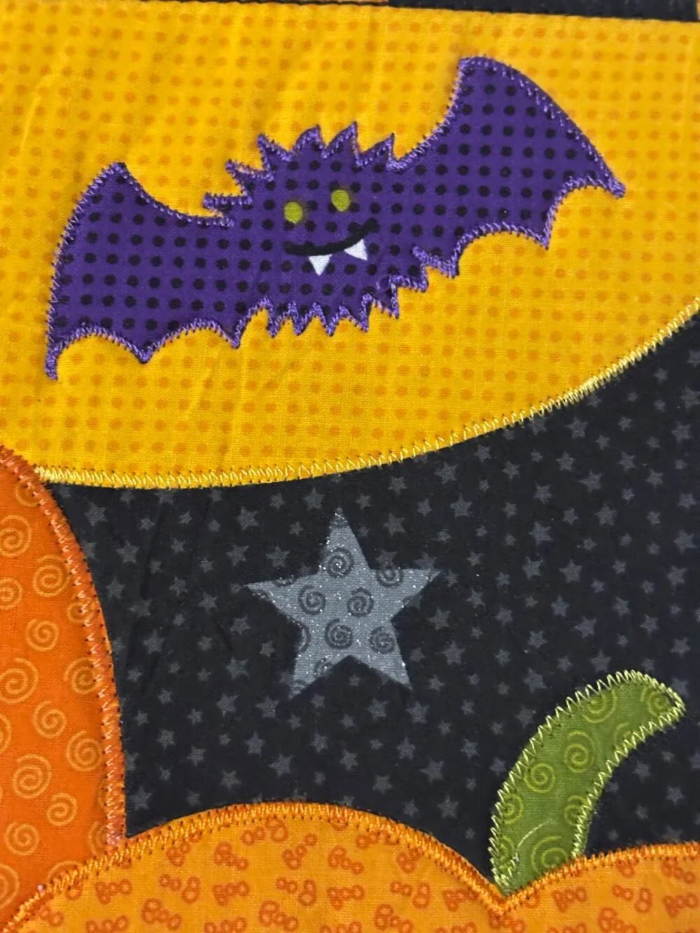 🎃 Kohl's Halloween Quilted Patchwork Placemats - Set of 4 🎃